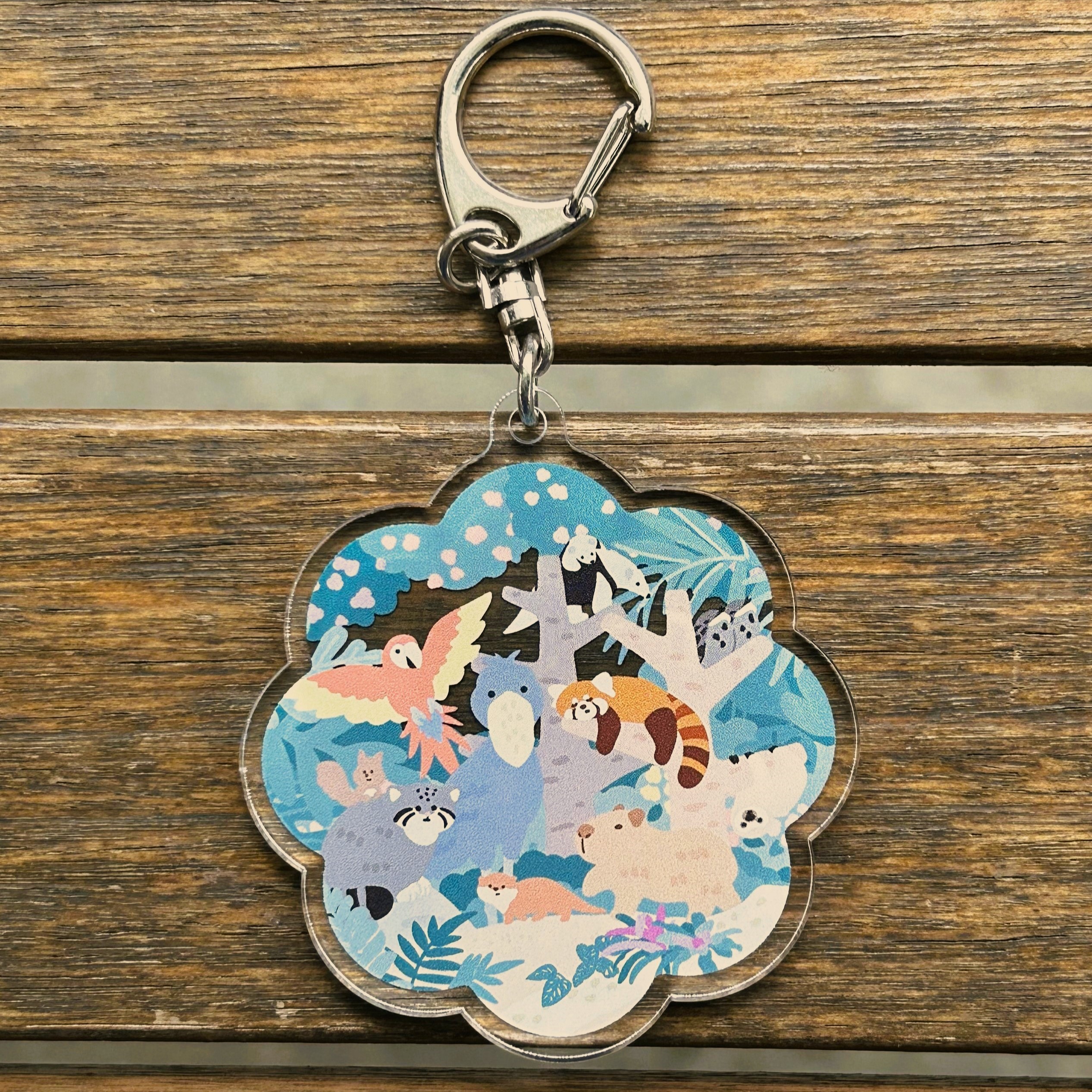 アクリルキーホルダー 王国パラダイス | 神戸どうぶつ王国NS